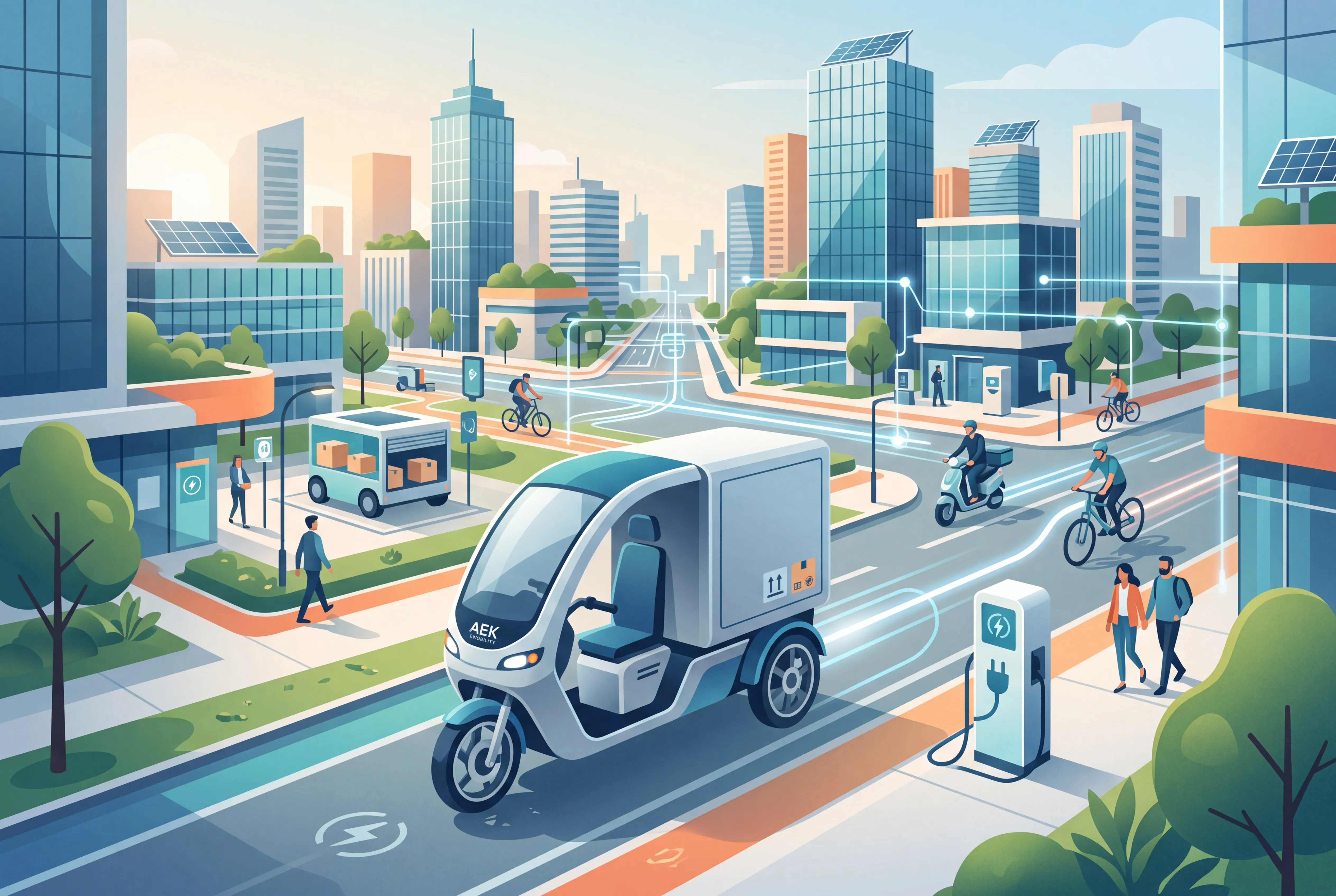 AEK EMOBILITY: Can Electric Micro-Mobility Solve Urban Logistics Challenges?